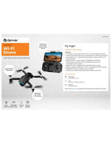 Denver DCW-3520 mini drönare