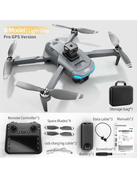 JJRC X28 Pro Fly More Combo V2025 - mini drone med 8K/HD Sony kamera, forhindringssensor, follow-me og FPV