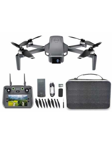 Denver DCG-3572 Vikbar GPS Mikro-Drönare med FPV Skärm-Handkontroll